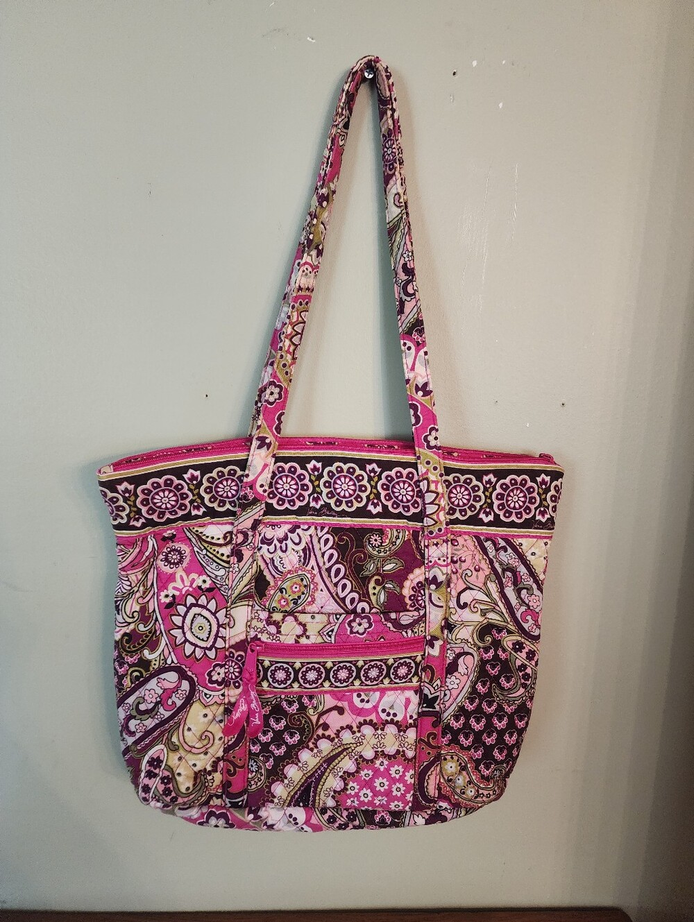Vera Bradley Very Berry Paisley Tote